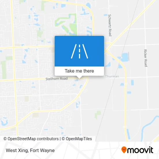 West Xing map