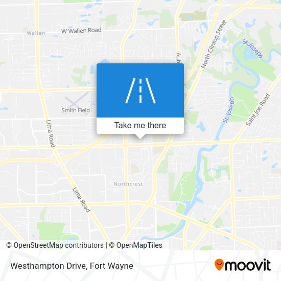 Mapa de Westhampton Drive