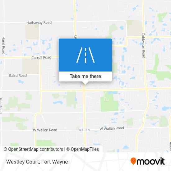 Mapa de Westley Court