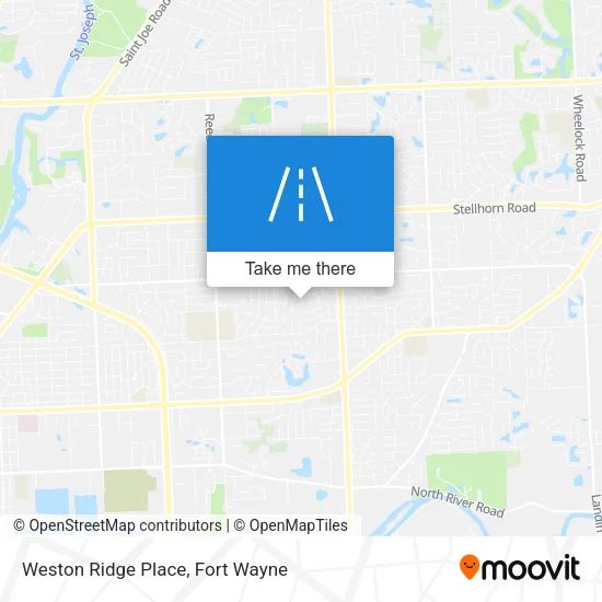 Weston Ridge Place map