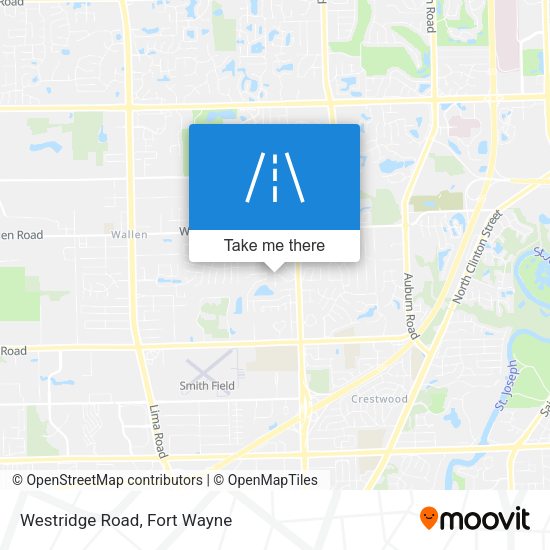 Mapa de Westridge Road