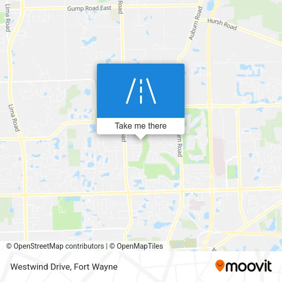 Westwind Drive map