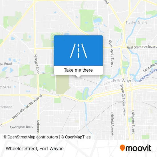 Wheeler Street map