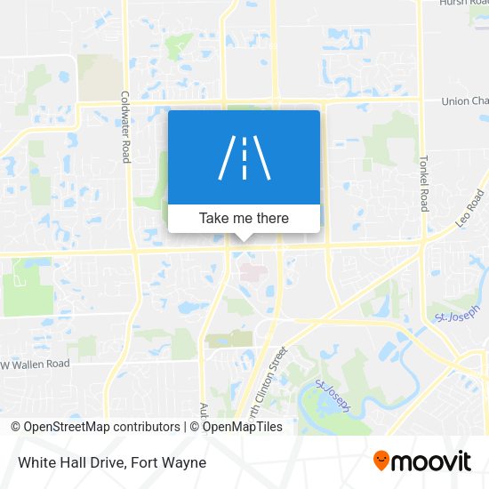 Mapa de White Hall Drive