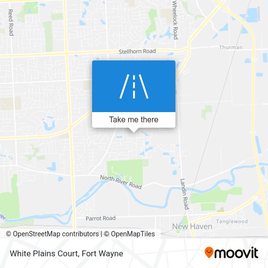 Mapa de White Plains Court