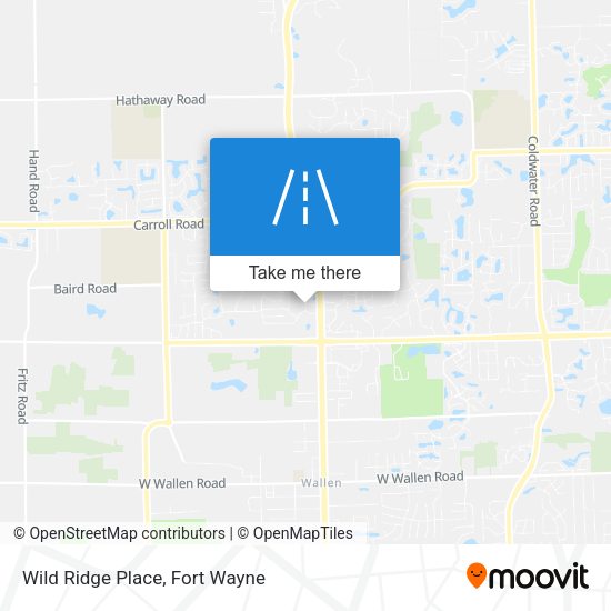 Wild Ridge Place map