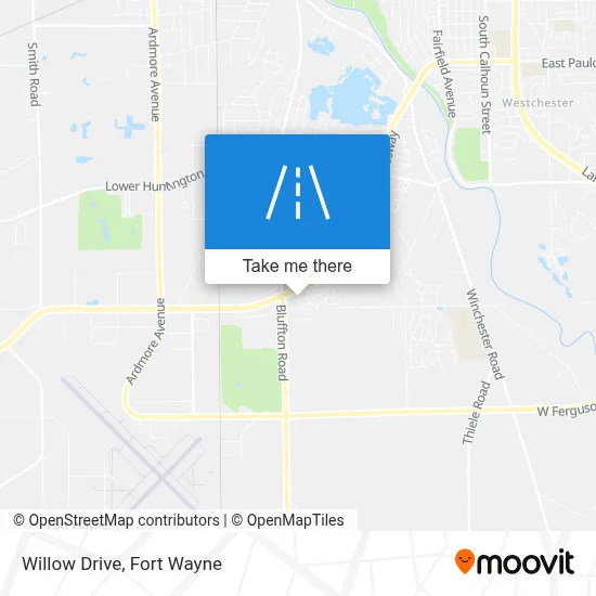 Willow Drive map