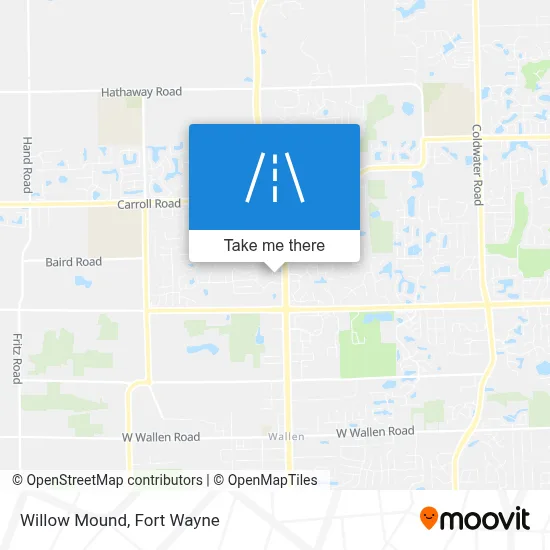 Willow Mound map