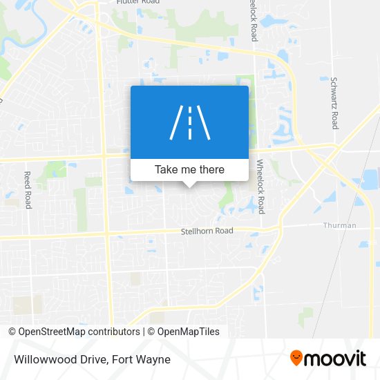 Mapa de Willowwood Drive