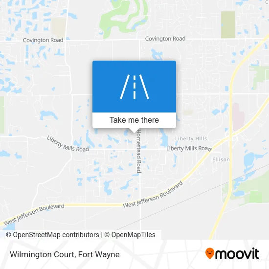 Wilmington Court map
