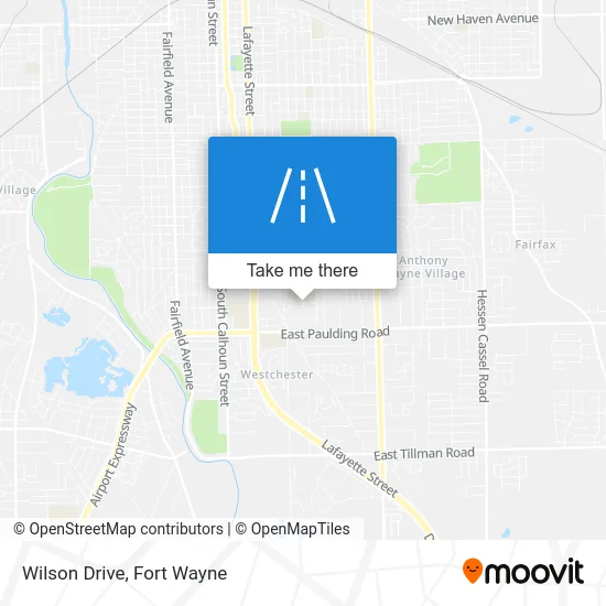 Wilson Drive map