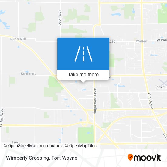Mapa de Wimberly Crossing