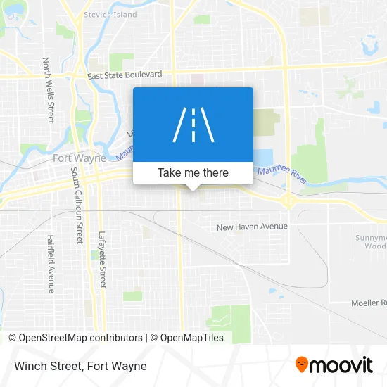 Winch Street map