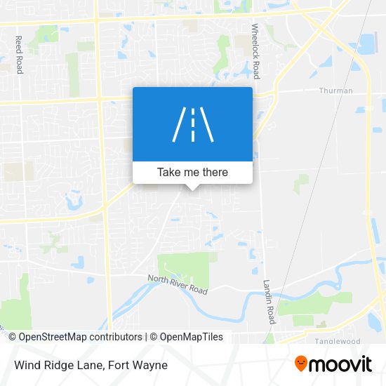 Mapa de Wind Ridge Lane