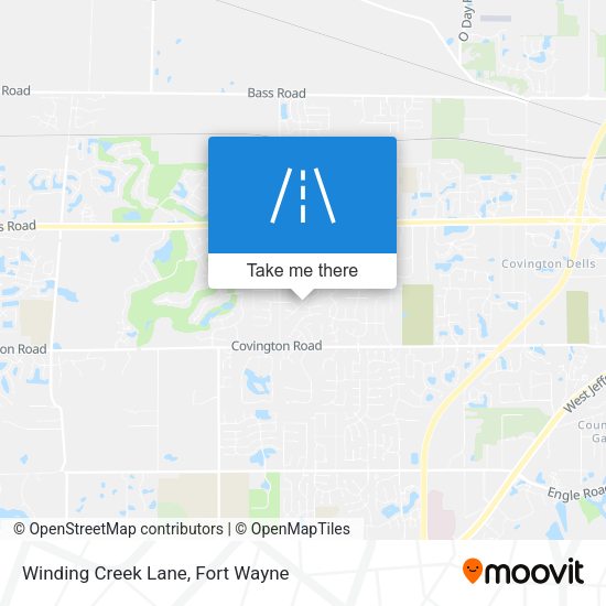 Mapa de Winding Creek Lane