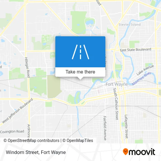 Windom Street map