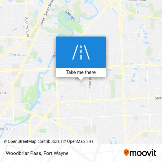 Mapa de Woodbriar Pass