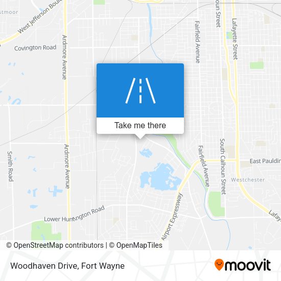 Mapa de Woodhaven Drive