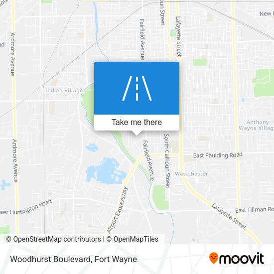 Mapa de Woodhurst Boulevard