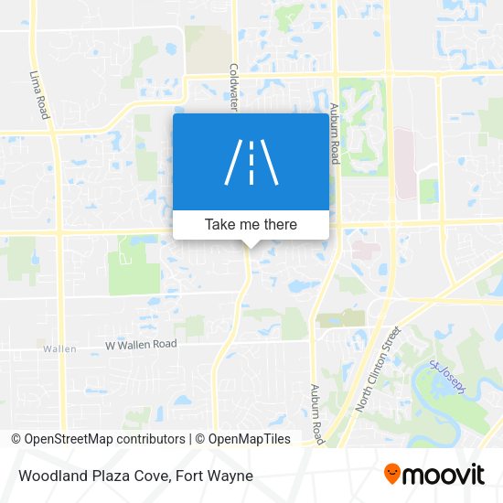 Mapa de Woodland Plaza Cove