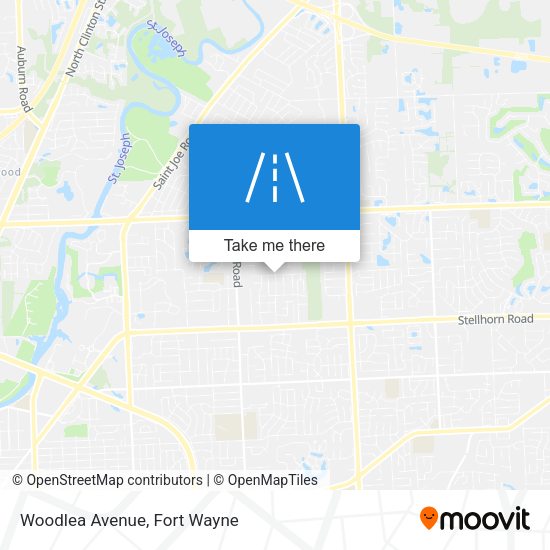 Mapa de Woodlea Avenue