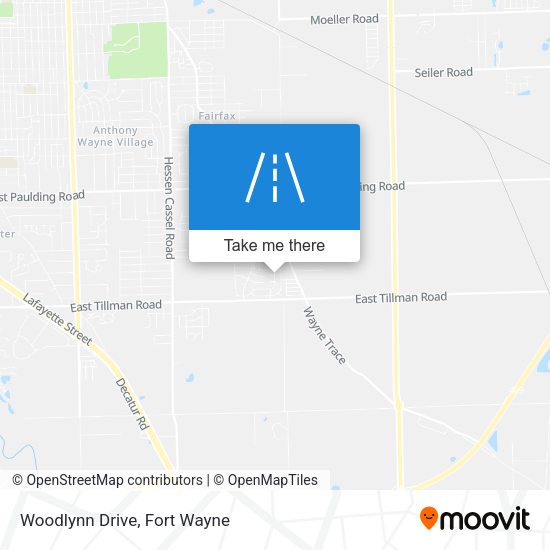 Woodlynn Drive map