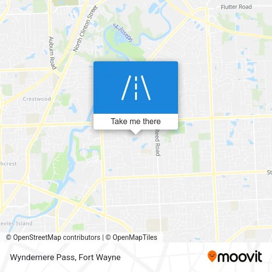 Wyndemere Pass map