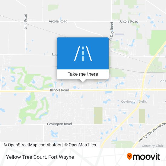 Mapa de Yellow Tree Court