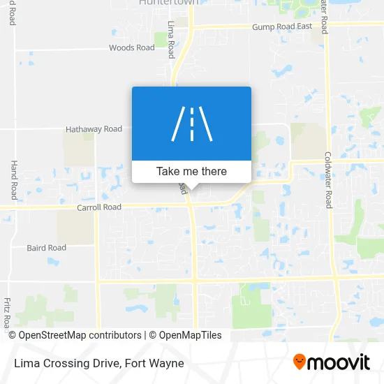 Lima Crossing Drive map