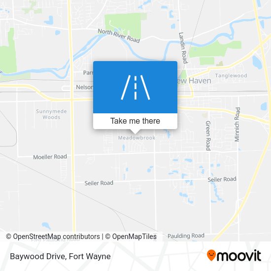 Baywood Drive map