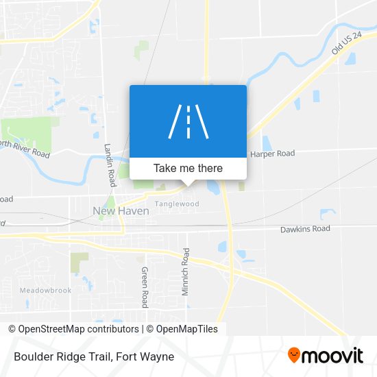 Mapa de Boulder Ridge Trail