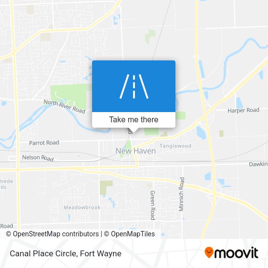 Mapa de Canal Place Circle