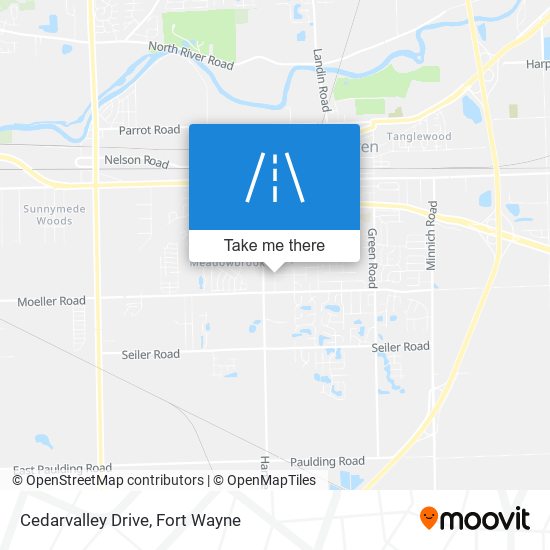 Cedarvalley Drive map