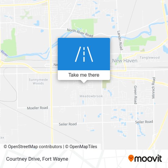 Mapa de Courtney Drive
