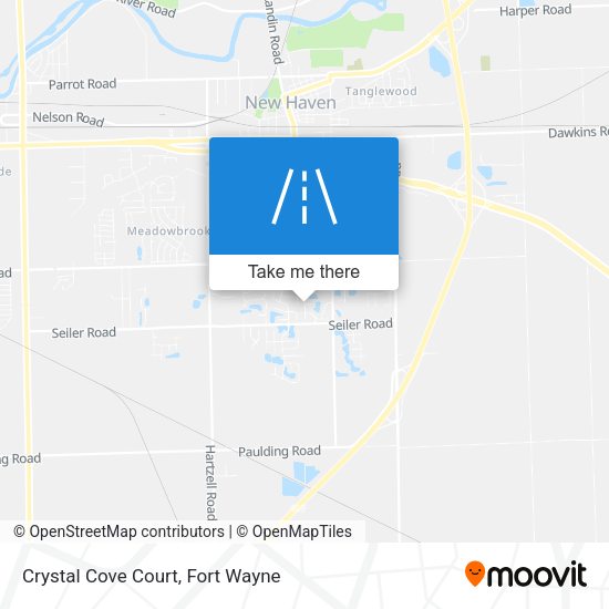 Mapa de Crystal Cove Court