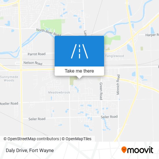 Daly Drive map