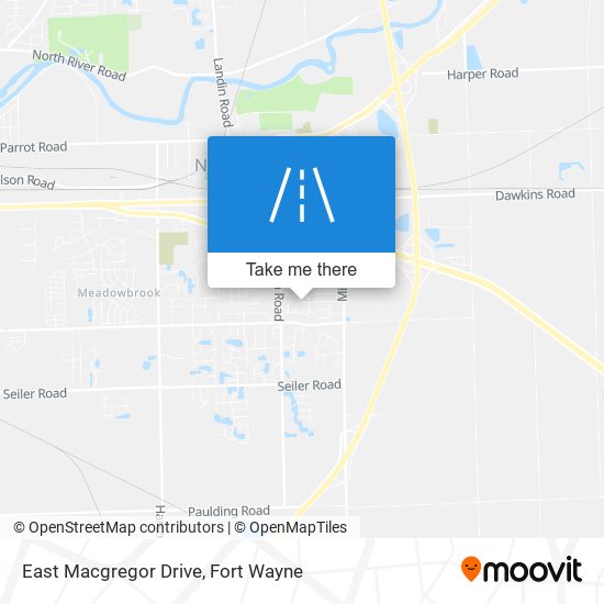 East Macgregor Drive map