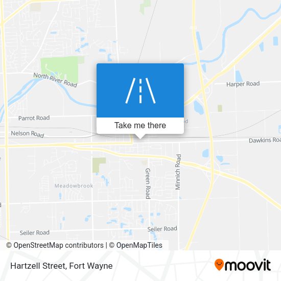 Mapa de Hartzell Street