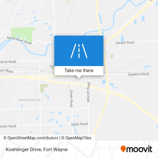 Koehlinger Drive map