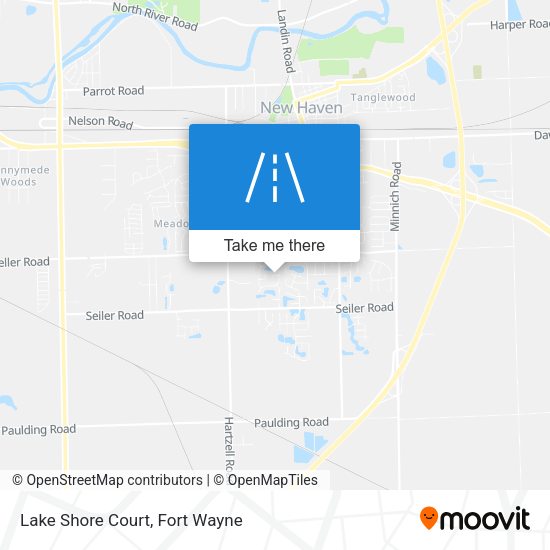 Mapa de Lake Shore Court