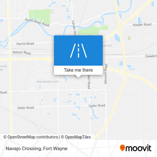 Navajo Crossing map