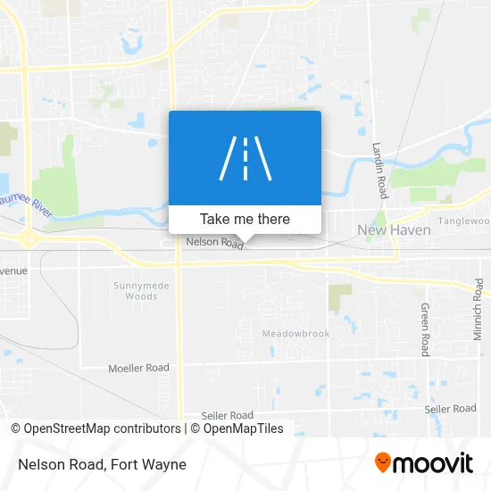 Nelson Road map