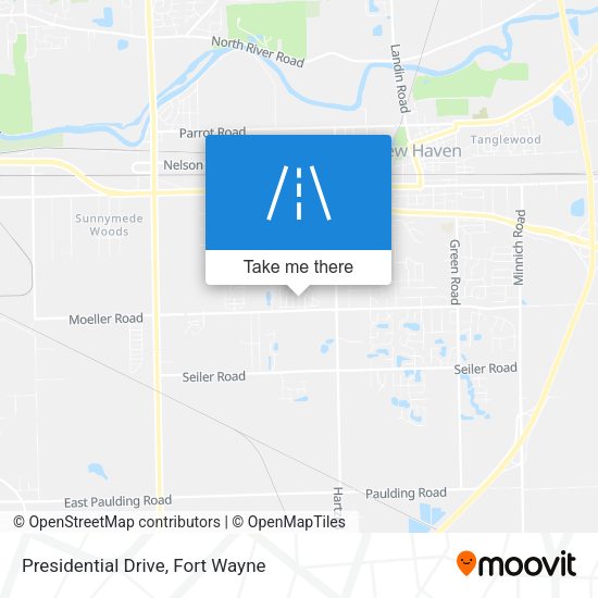 Presidential Drive map