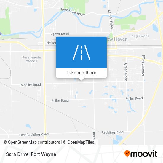 Mapa de Sara Drive