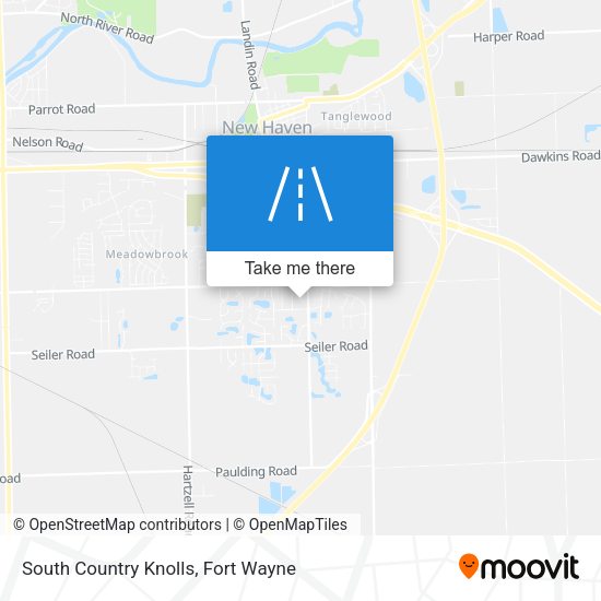 South Country Knolls map