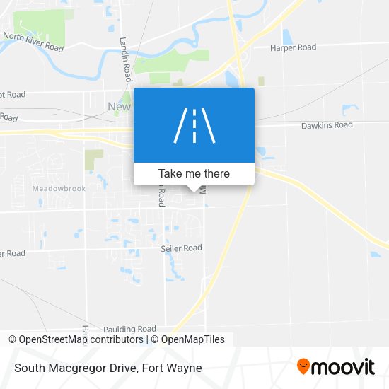 South Macgregor Drive map