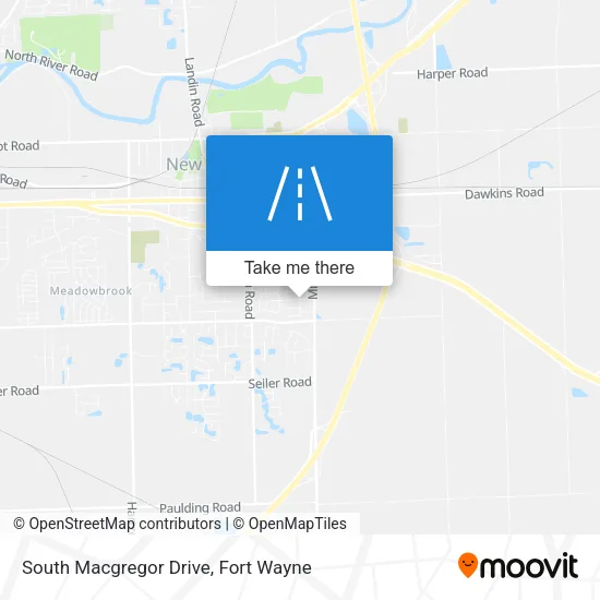 South Macgregor Drive map