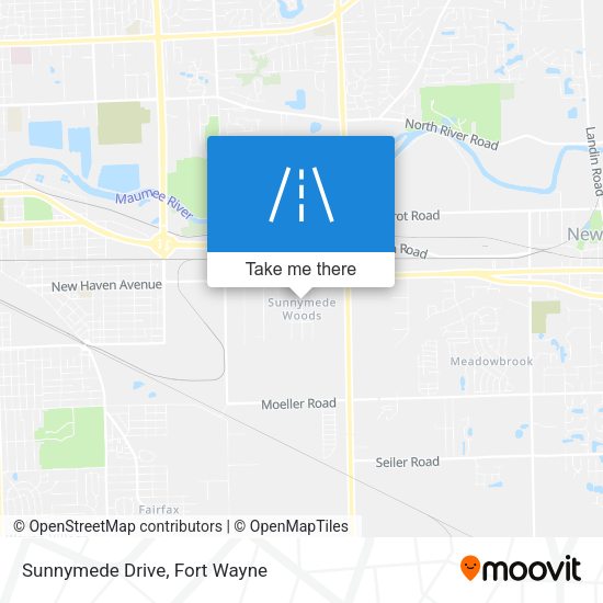 Sunnymede Drive map