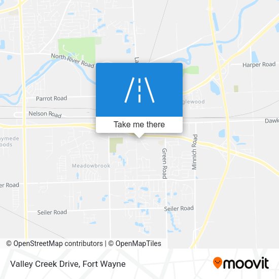 Mapa de Valley Creek Drive