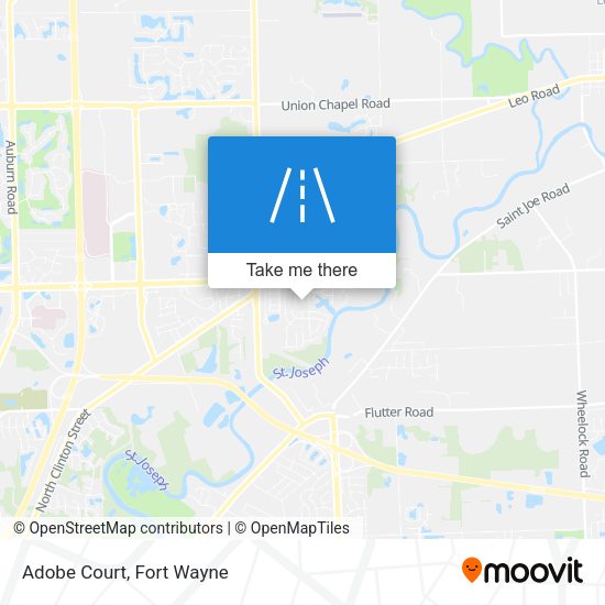 Adobe Court map